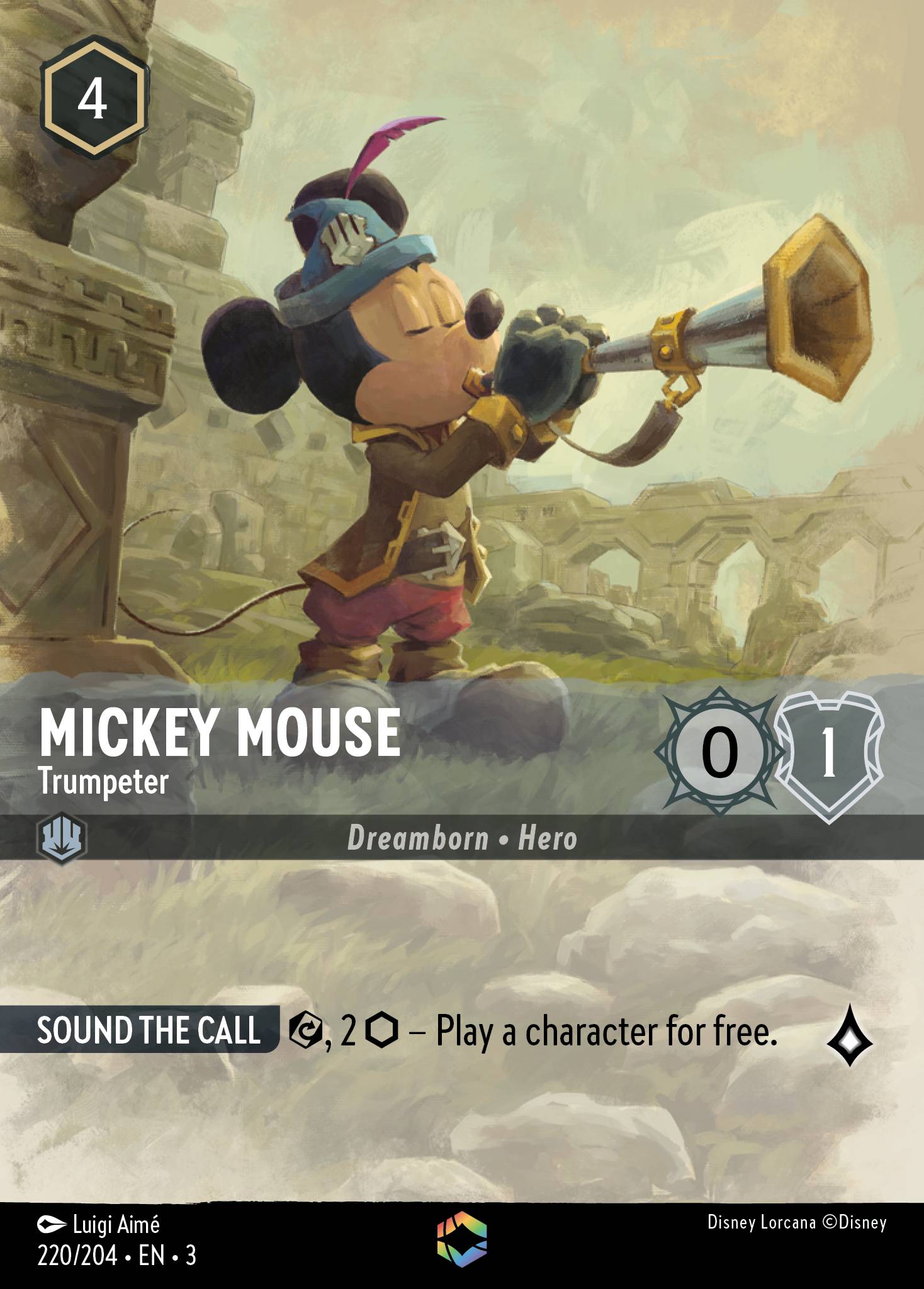 Mickey Mouse - Trumpeter (Enchanted) - Enchanted