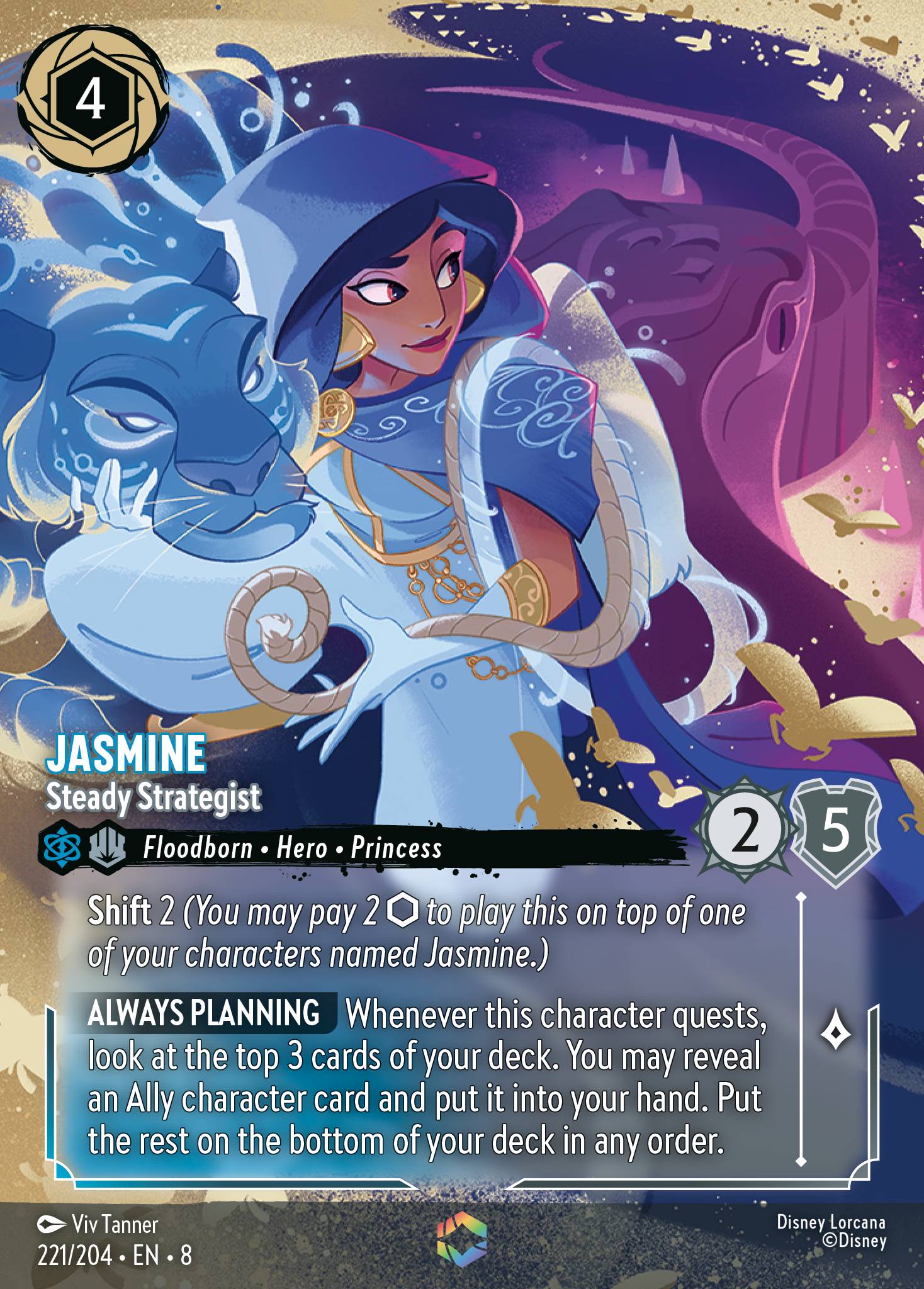 Jasmine - Steady Strategist (Enchanted) - Holofoil
