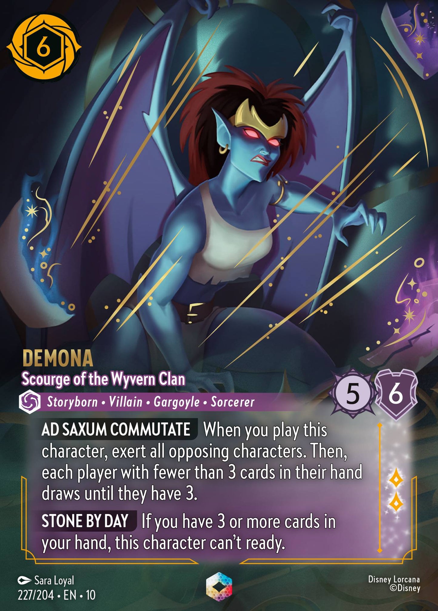 Demona - Scourge of the Wyvern Clan (Enchanted) - Holofoil