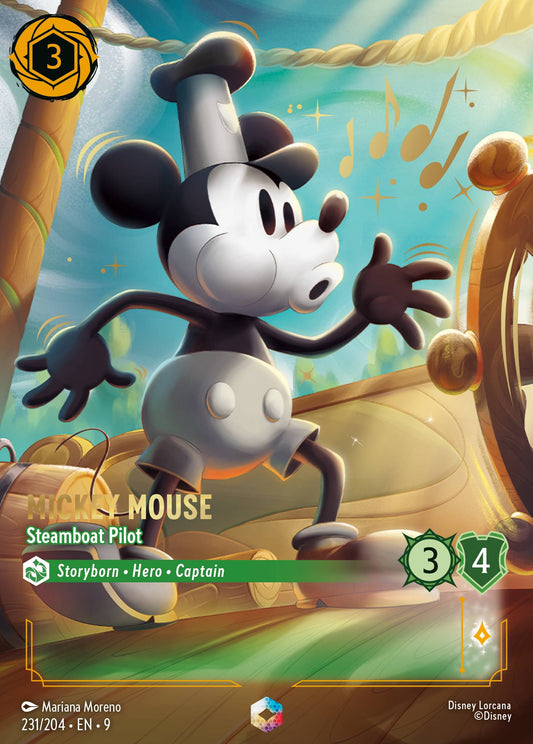 Mickey Mouse - Steamboat Pilot (Enchanted) - Holofoil