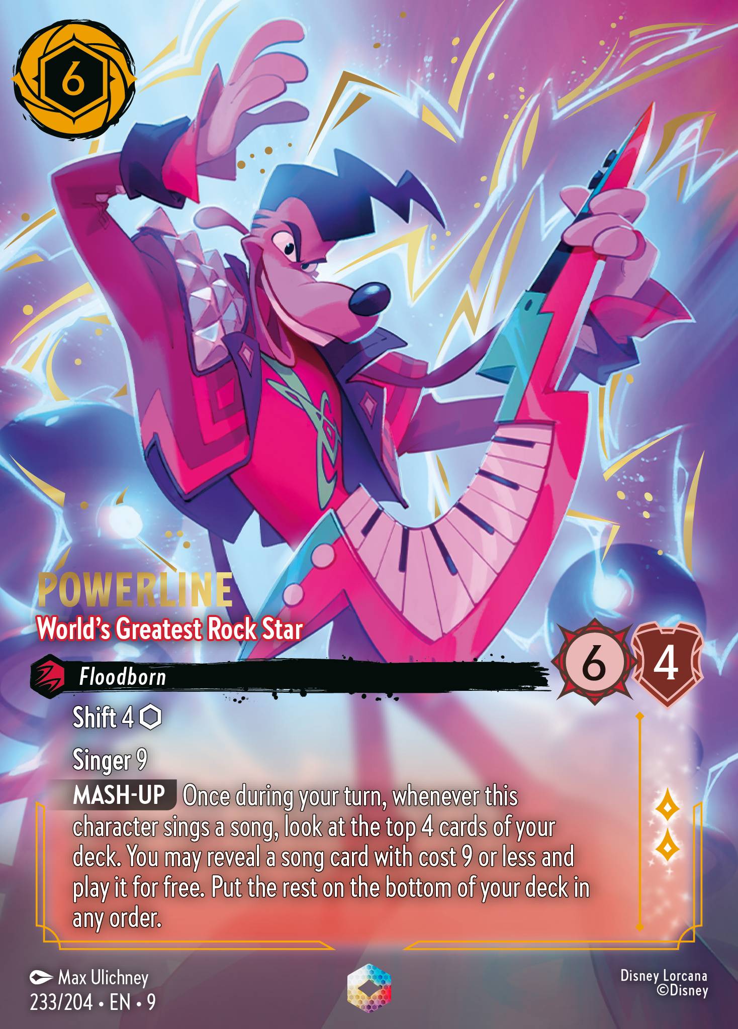 Powerline - World's Greatest Rock Star (Enchanted) - Holofoil