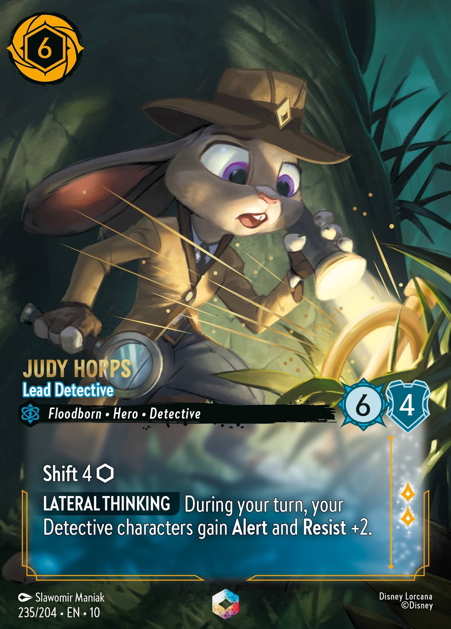 Judy Hopps - Lead Detective (Enchanted) - Holofoil