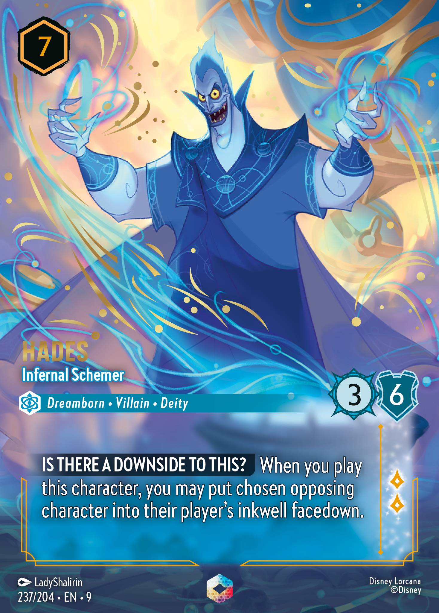 Hades - Infernal Schemer (Enchanted) - Holofoil