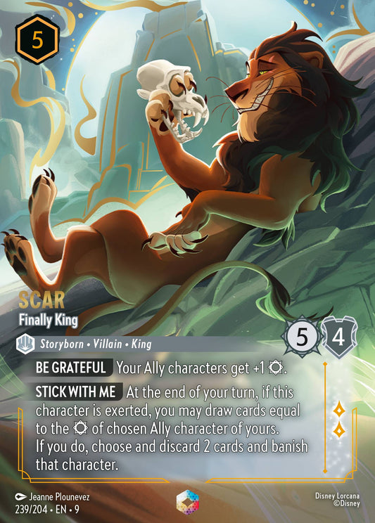 Scar - Finally King (Enchanted) - Holofoil