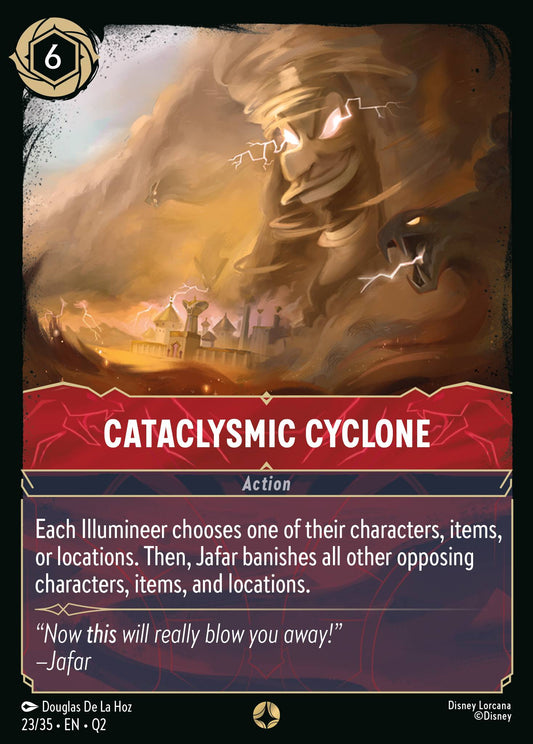 Cataclysmic Cyclone - Special Normal Disney Lorcana card from Unknown Set