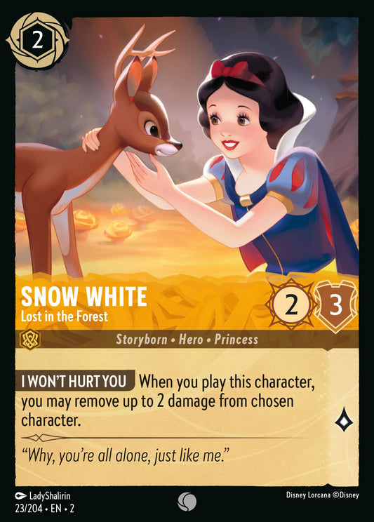 Snow White - Lost in the Forest - Common Normal Disney Lorcana card from Rise of the Floodborn