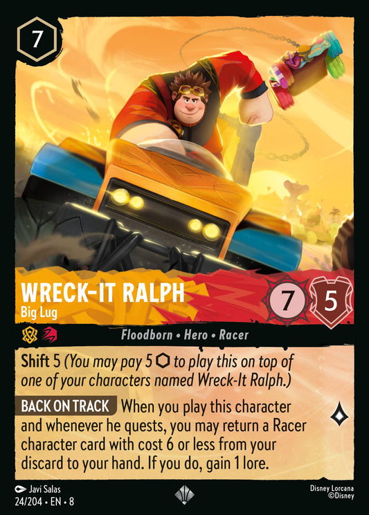 Wreck-It Ralph - Big Lug - Super Rare Normal Disney Lorcana card from The Reign of Jafar