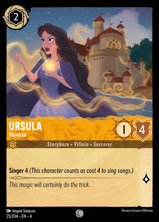 Ursula - Vanessa - Common Normal Disney Lorcana card from Ursula's Return