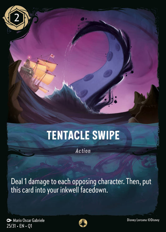 Tentacle Swipe - Special Normal Disney Lorcana card from Unknown Set