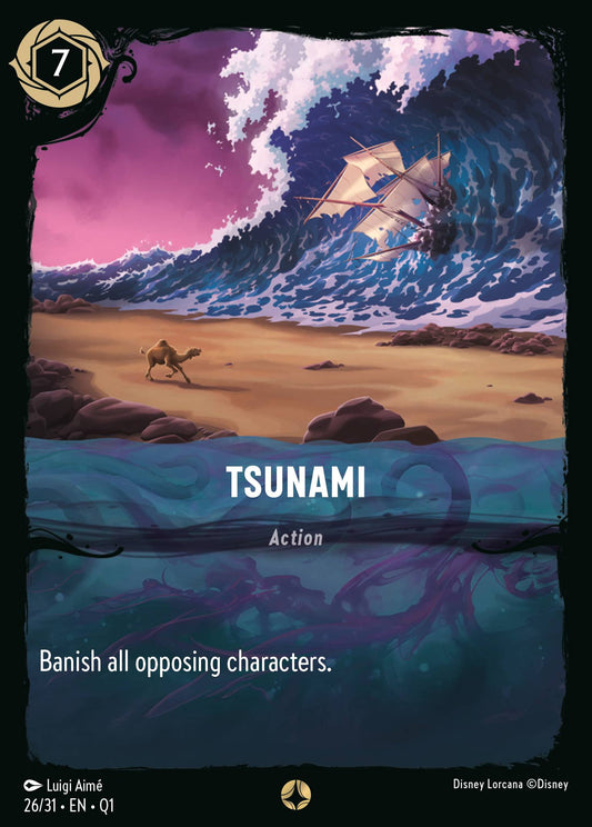 Tsunami - Special Normal Disney Lorcana card from Unknown Set
