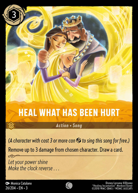 Heal What Has Been Hurt - Common Normal Disney Lorcana card from Into the Inklands