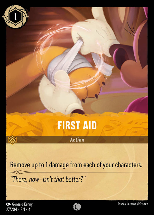 First Aid - Common Normal Disney Lorcana card from Ursula's Return