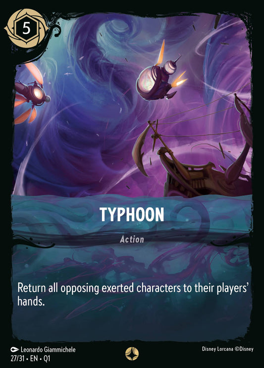 Typhoon - Special Normal Disney Lorcana card from Unknown Set