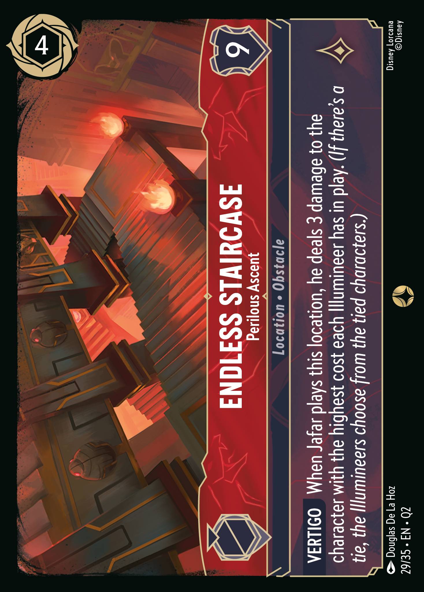 Endless Staircase - Perilous Ascent - Special Normal Disney Lorcana card from Unknown Set