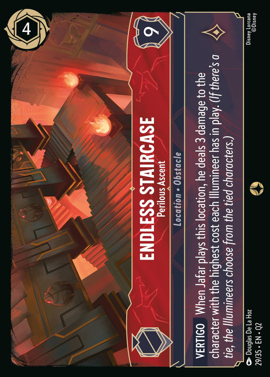 Endless Staircase - Perilous Ascent - Special Normal Disney Lorcana card from Unknown Set