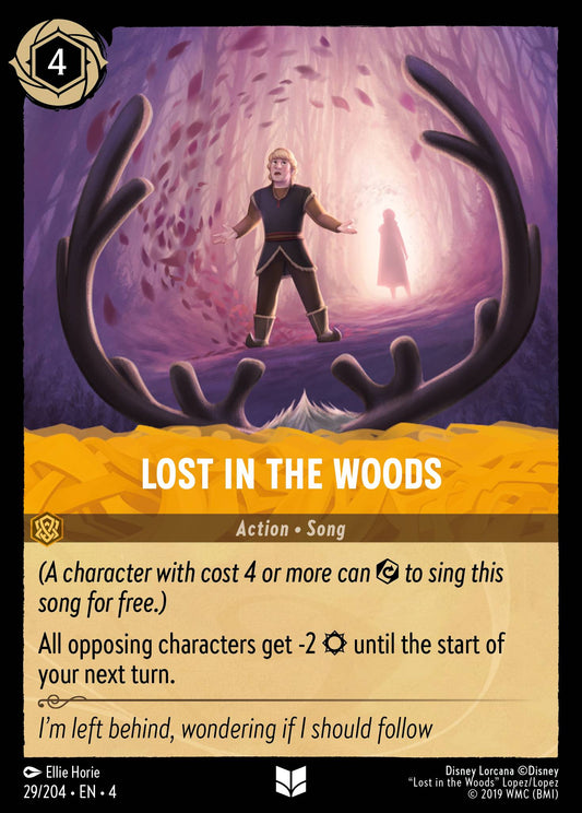 Lost in the Woods - Uncommon Normal Disney Lorcana card from Ursula's Return