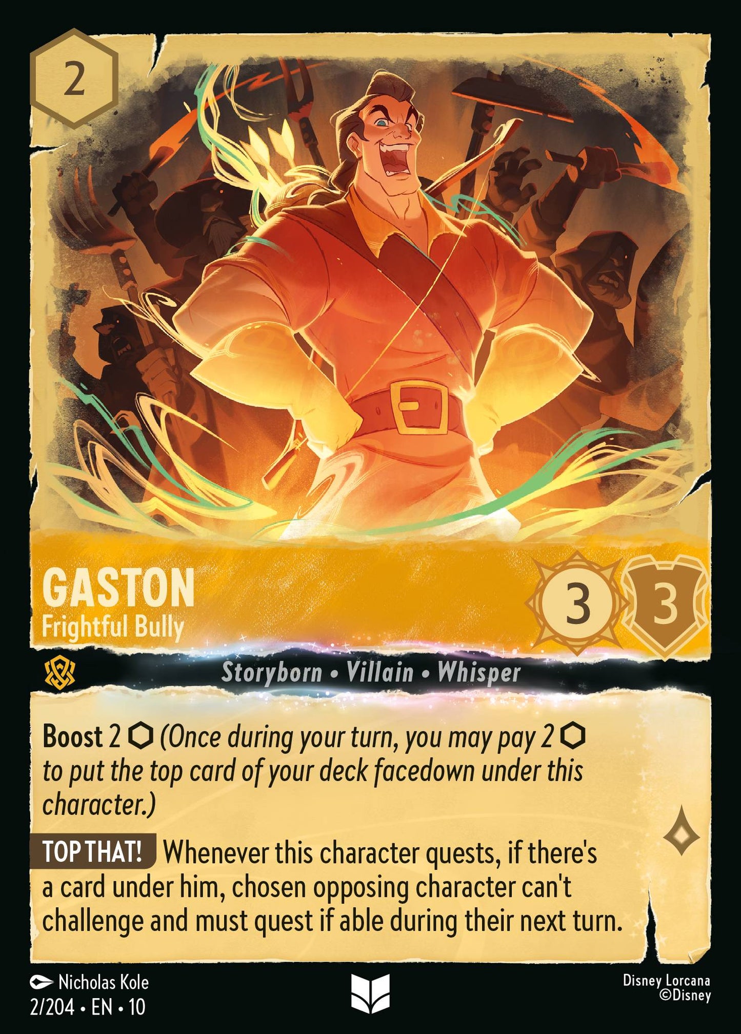 Gaston - Frightful Bully - Normal