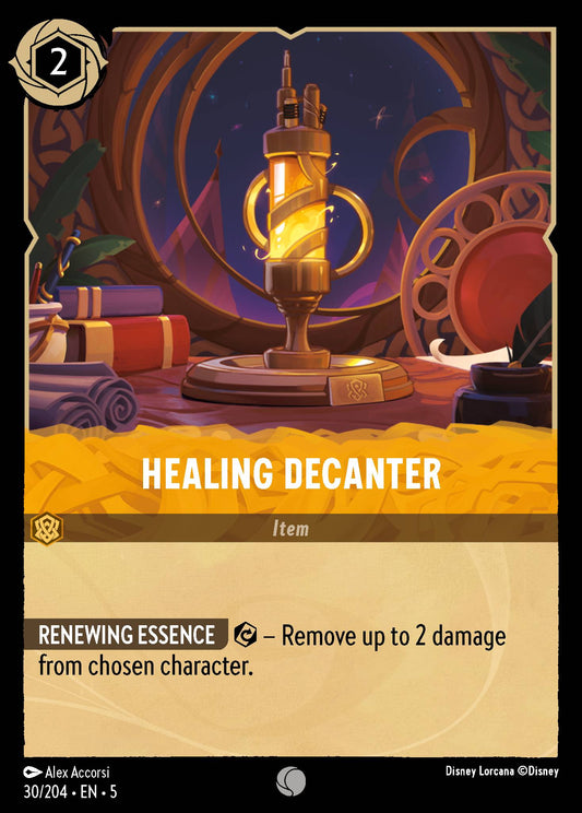 Healing Decanter - Common Normal Disney Lorcana card from Shimmering Skies