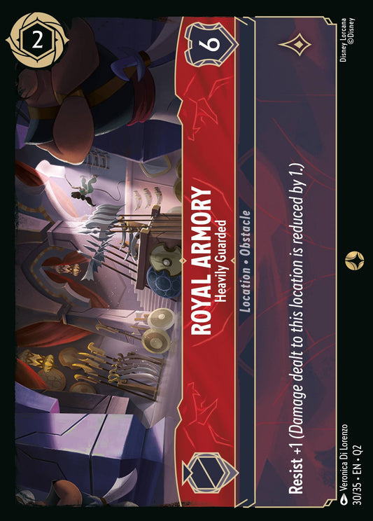 Royal Armory - Heavily Guarded - Special Normal Disney Lorcana card from Unknown Set
