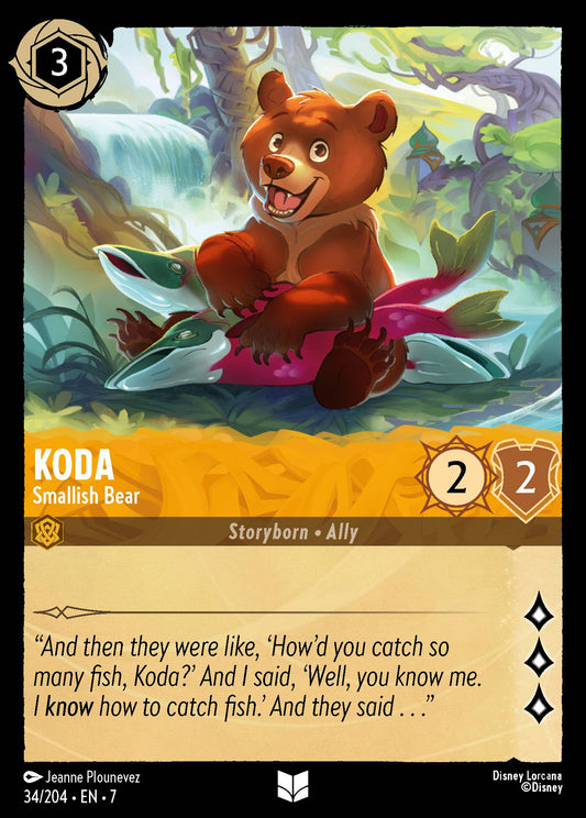 Koda - Smallish Bear - Uncommon Normal Disney Lorcana card from Archazia's Island