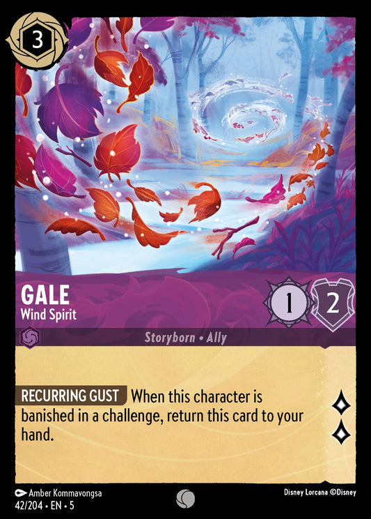Gale - Wind Spirit - Common Normal Disney Lorcana card from Shimmering Skies