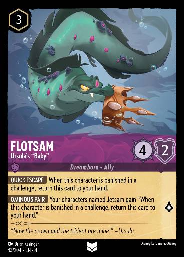 Flotsam - Ursula's 'Baby'