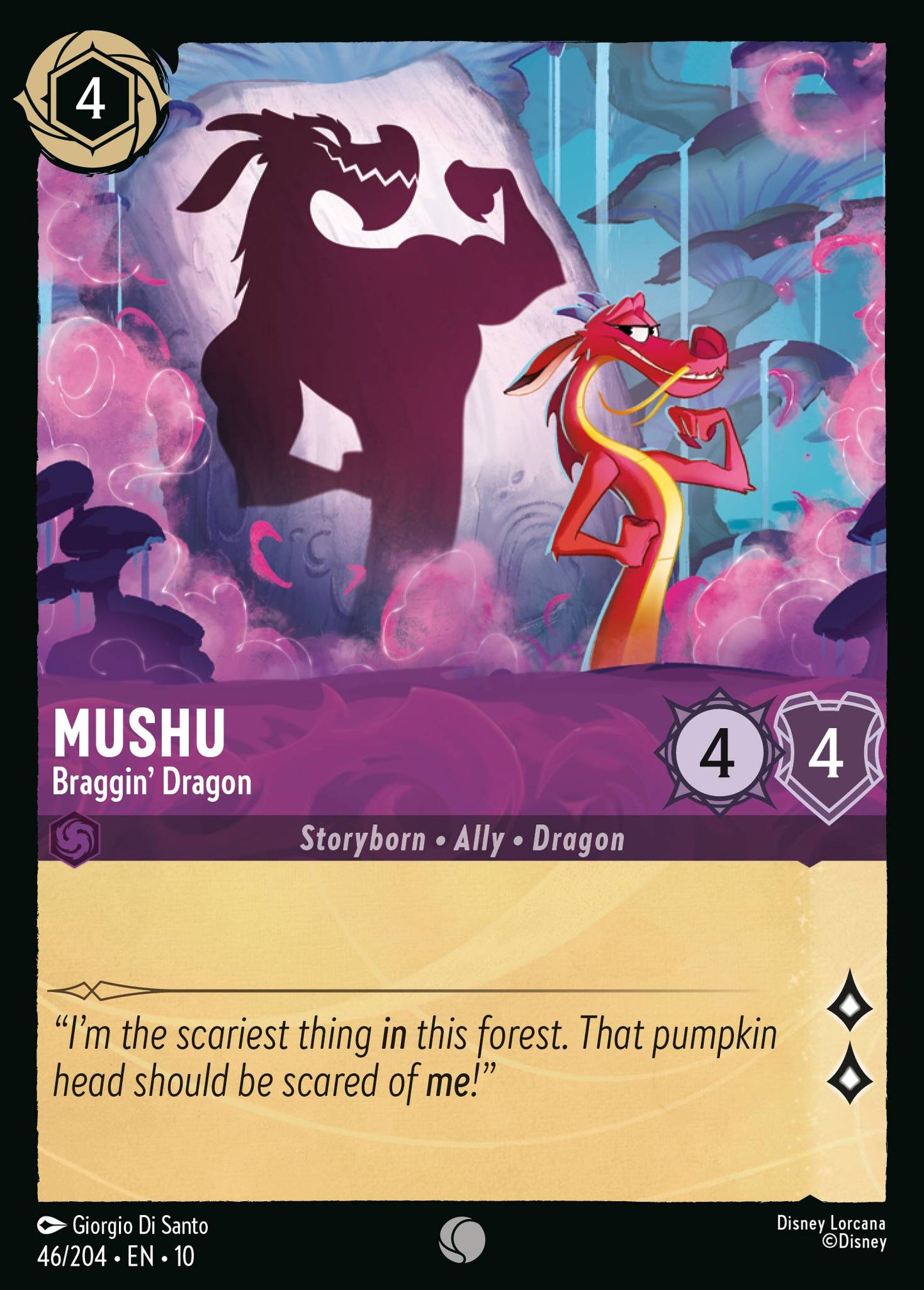 Mushu - Braggin' Dragon