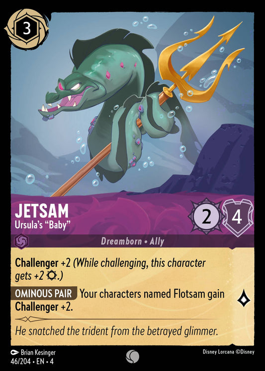 Jetsam - Ursula's 'Baby' - Common Normal Disney Lorcana card from Ursula's Return