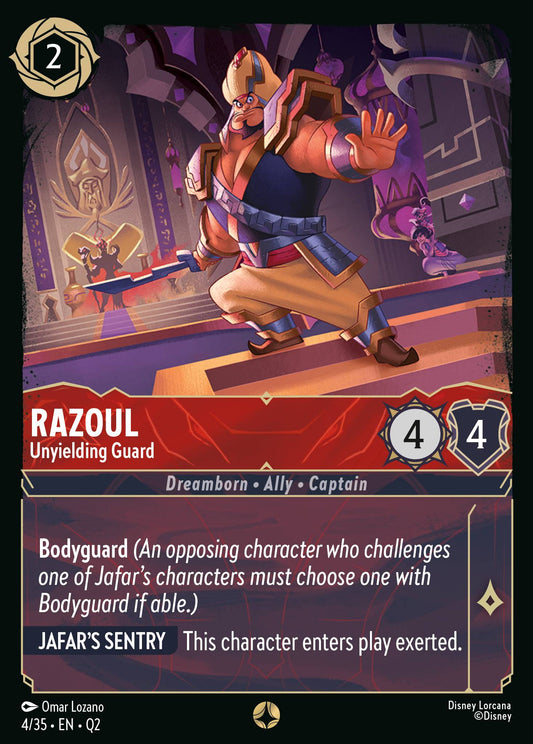 Razoul - Unyielding Guard - Special Normal Disney Lorcana card from Unknown Set