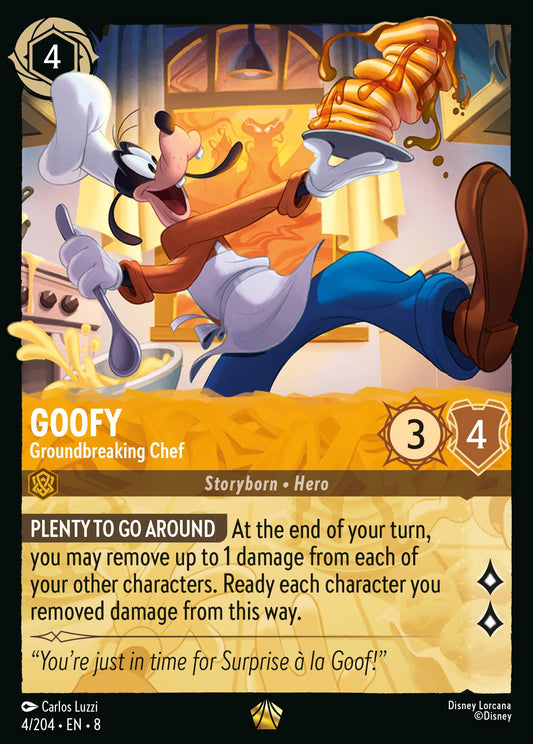 Goofy - Groundbreaking Chef - Legendary Normal Disney Lorcana card from The Reign of Jafar