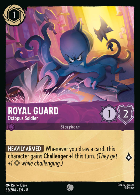 Royal Guard - Octopus Soldier - Common Normal Disney Lorcana card from The Reign of Jafar