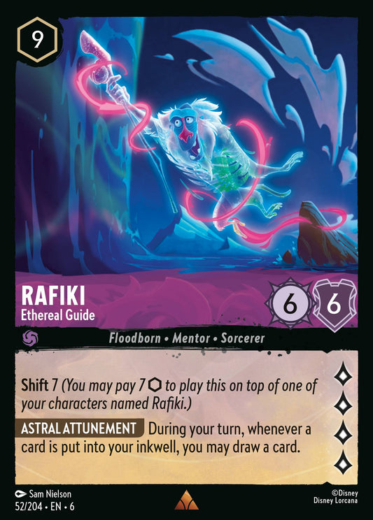 Rafiki - Ethereal Guide - Rare Normal Disney Lorcana card from Azurite Sea