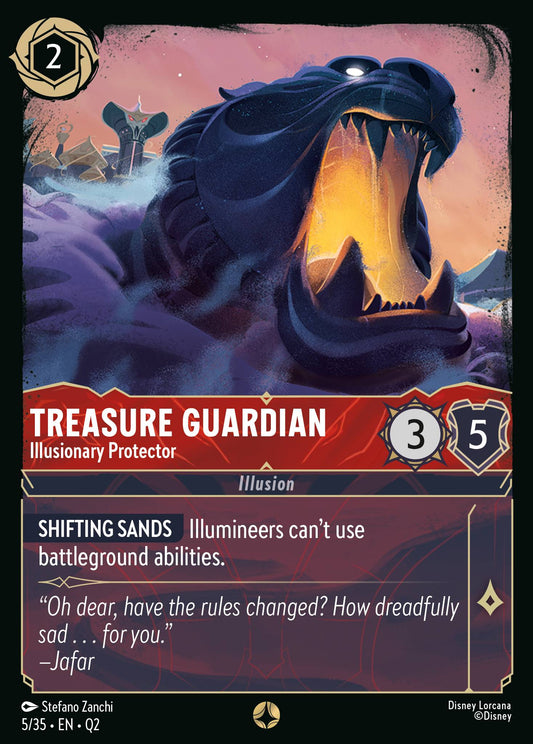 Treasure Guardian - Illusionary Protector - Special Normal Disney Lorcana card from Unknown Set