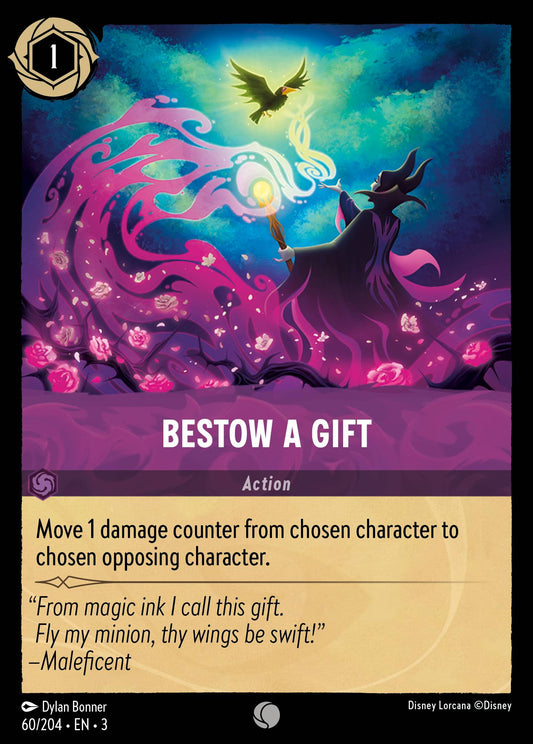 Bestow a Gift - Common Normal Disney Lorcana card from Into the Inklands