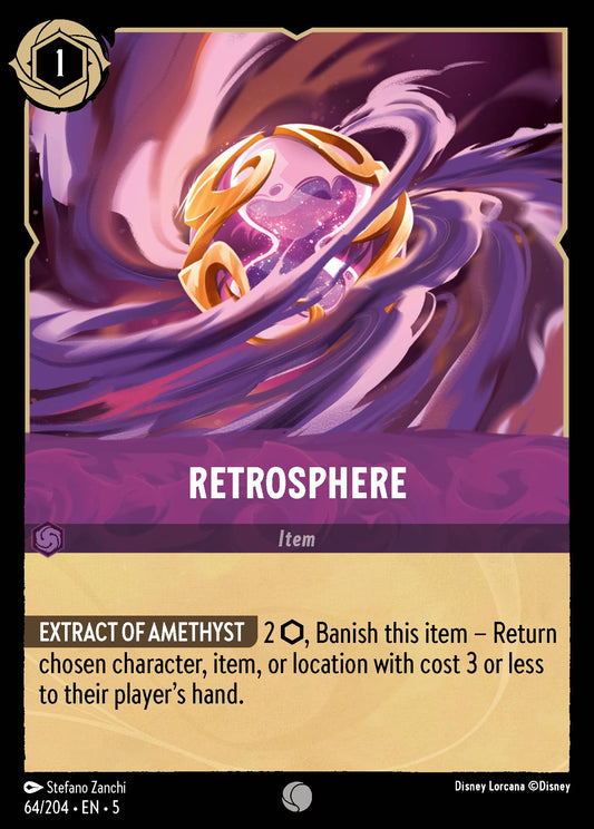 Retrosphere - Common Normal Disney Lorcana card from Shimmering Skies