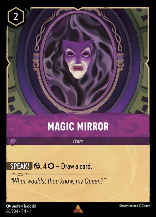 Magic Mirror - Rare Normal Disney Lorcana card from The First Chapter