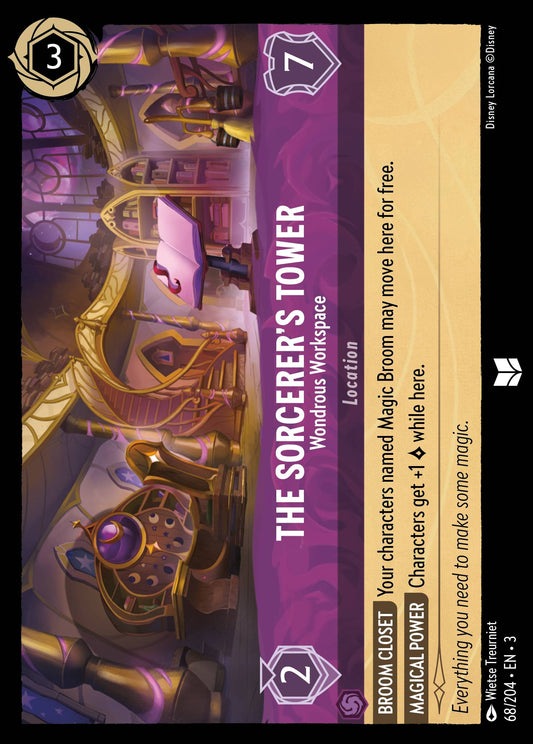 The Sorcerer's Tower - Wondrous Workspace - Uncommon Normal Disney Lorcana card from Into the Inklands