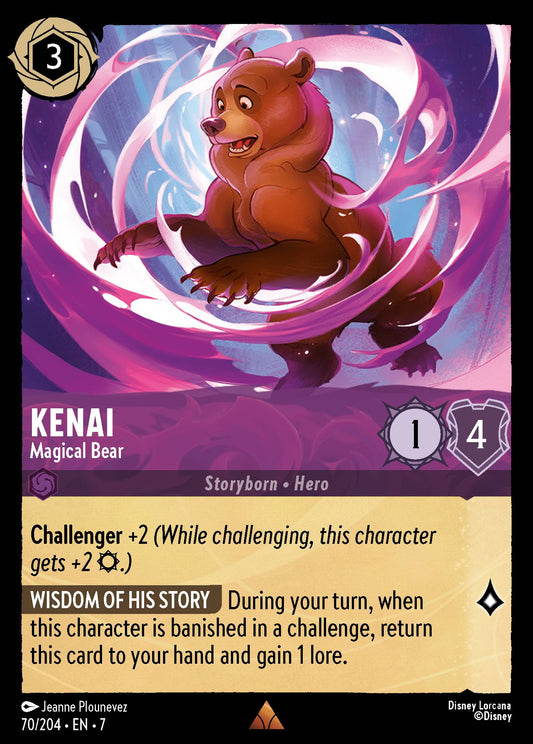 Kenai - Magical Bear - Rare Normal Disney Lorcana card from Archazia's Island
