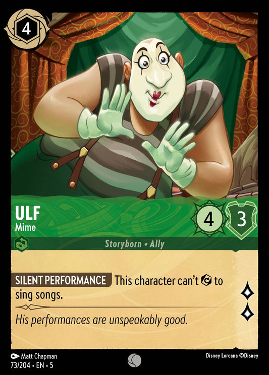 Ulf - Mime - Common Normal Disney Lorcana card from Shimmering Skies