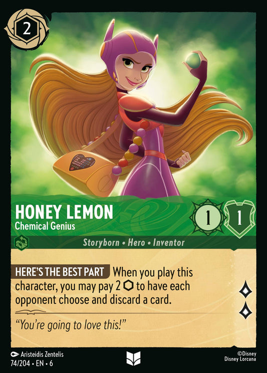 Honey Lemon - Chemical Genius - Uncommon Normal Disney Lorcana card from Azurite Sea