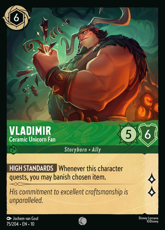 Vladimir - Ceramic Unicorn Fan