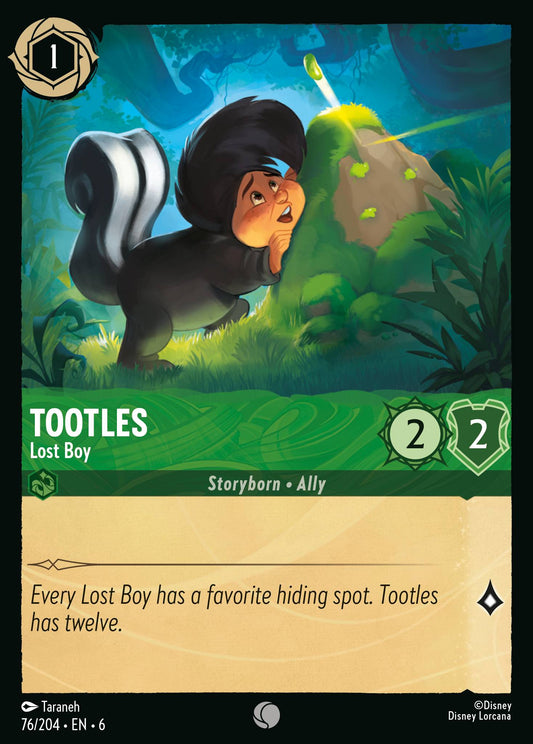 Tootles - Lost Boy - Common Normal Disney Lorcana card from Azurite Sea