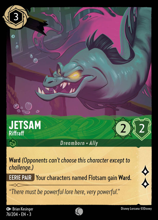 Jetsam - Riffraff - Common Normal Disney Lorcana card from Into the Inklands