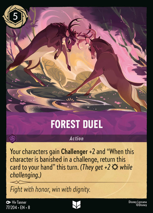 Forest Duel - Uncommon Normal Disney Lorcana card from The Reign of Jafar