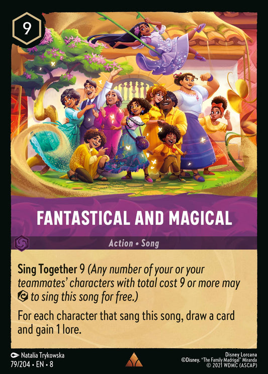 Fantastical and Magical - Rare Normal Disney Lorcana card from The Reign of Jafar