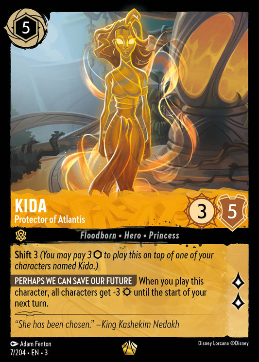 Kida - Protector of Atlantis - Legendary Normal Disney Lorcana card from Into the Inklands