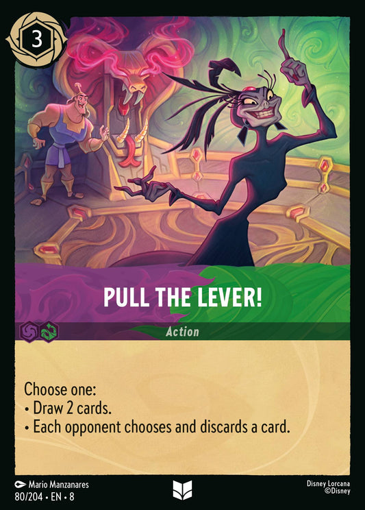 Pull the Lever! - Uncommon Normal Disney Lorcana card from The Reign of Jafar