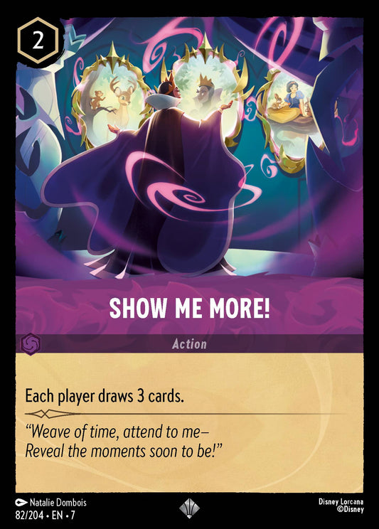 Show Me More! - Super Rare Normal Disney Lorcana card from Archazia's Island