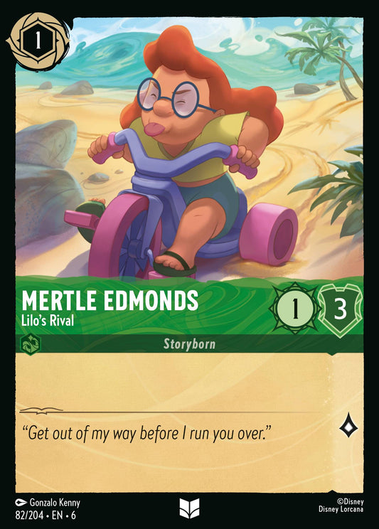 Mertle Edmonds - Lilo's Rival - Uncommon Normal Disney Lorcana card from Azurite Sea