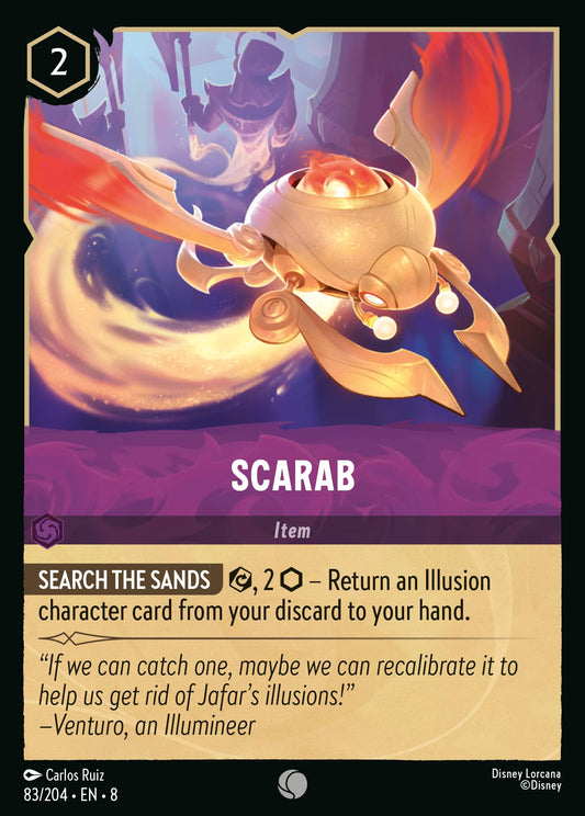 Scarab - Common Normal Disney Lorcana card from The Reign of Jafar